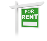 For rent sign